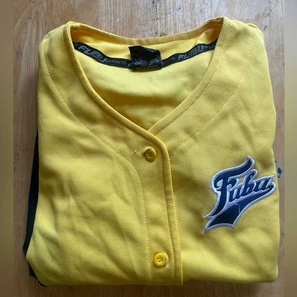 Mens Fubu Retro Button Down - Picture 2 of 4